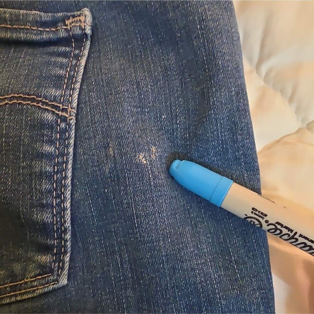 Levi's Womens Skinny Jeans - Blue Solid Medium Wash Mid Rise 5-Pocket Button - Picture 3 of 11